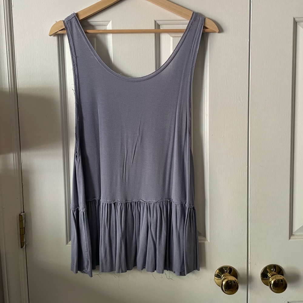 Mossimo Supply Co Distressed Low Back Tank